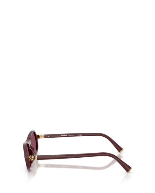 Miu Miu Purple Full-Rim Sunglasses for men