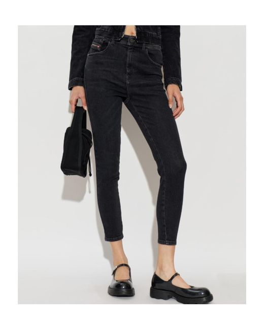 DIESEL Black 1984 Slandy High-Waist Skinny Jeans