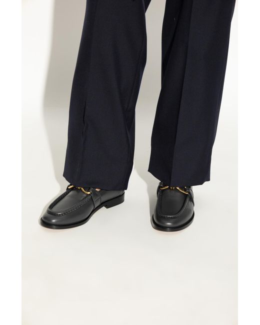 Bottega Veneta Black Astaire Loafers for men