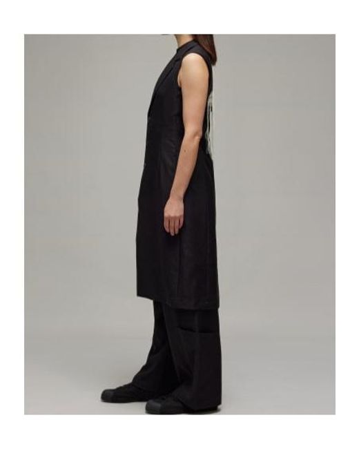 Y-3 Black Sport Uniform Tailored Patch Gilet