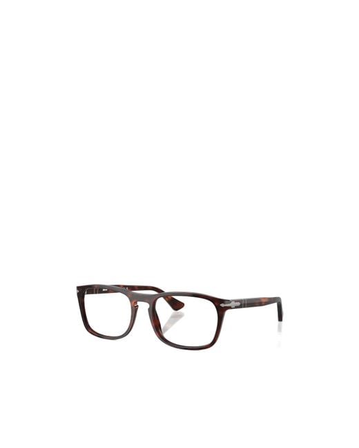 Persol White Rectangle-Frame Glasses for men