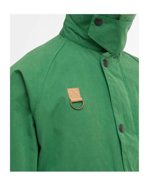 Barbour Green Spey Oversized Jacket for men