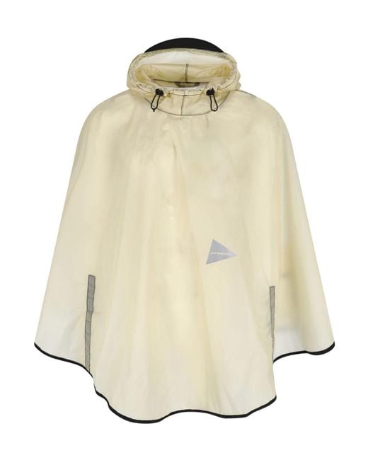 And Wander Natural Sil Poncho for men