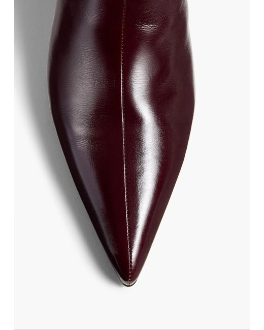 Khaite Brown Sybil Ankle Boot