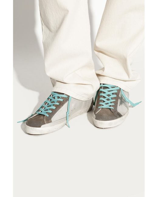 Golden Goose Deluxe Brand Multicolor Super Star Lace-Up Sneakers for men
