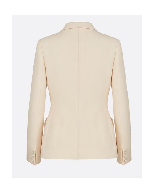 Dior Natural Christian Single-Breasted Jacket