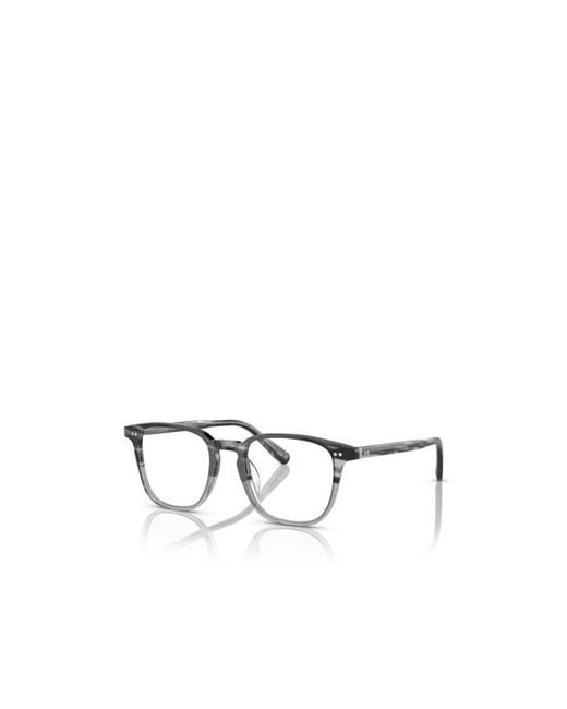 Oliver Peoples White Wayfarer-Frame Glasses for men