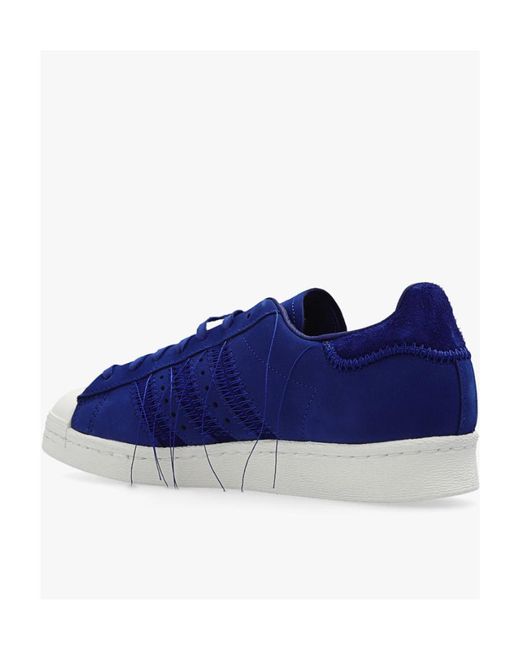 Y-3 Blue Superstar Low-Top Sneakers for men