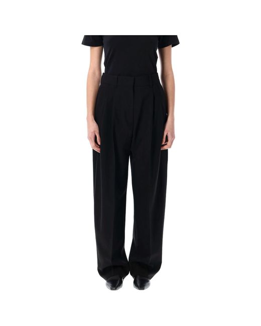 Studio Nicholson Black Sperro Pleated Pants