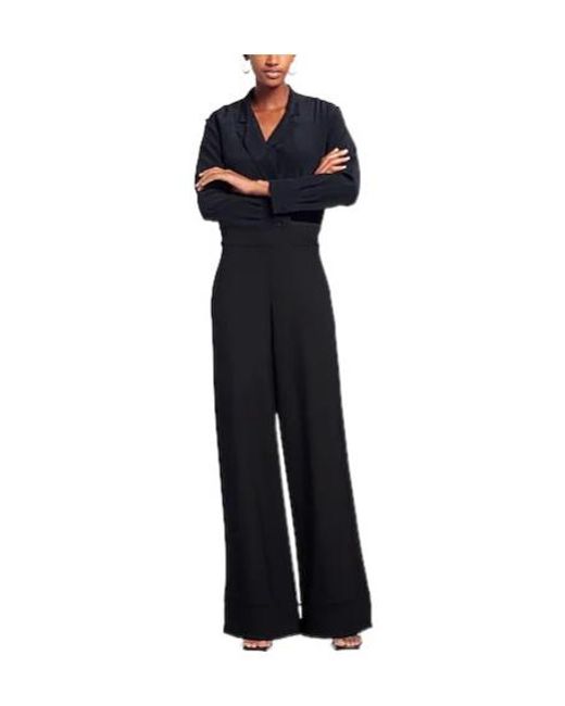 Max Mara Blue Plain Colour Trousers