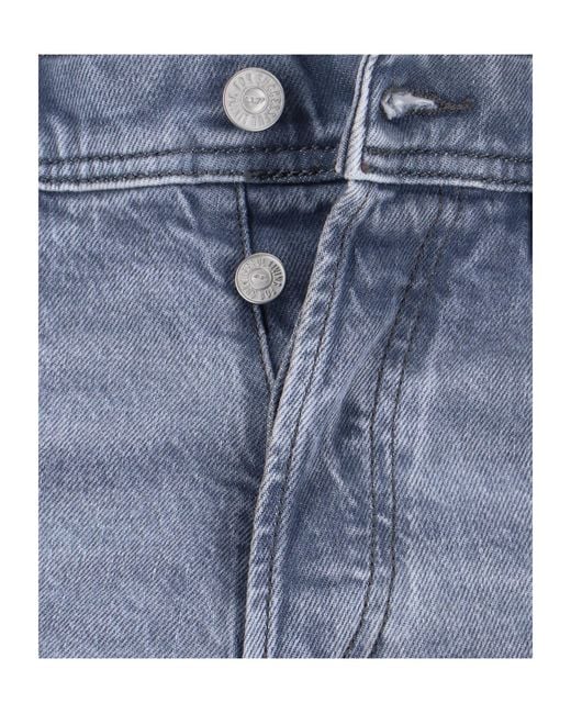 DIESEL Blue Logo Patch Jeans for men