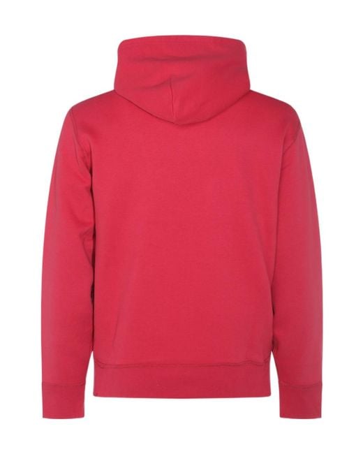 Polo Ralph Lauren Red The Rl Fleece Hoodie for men