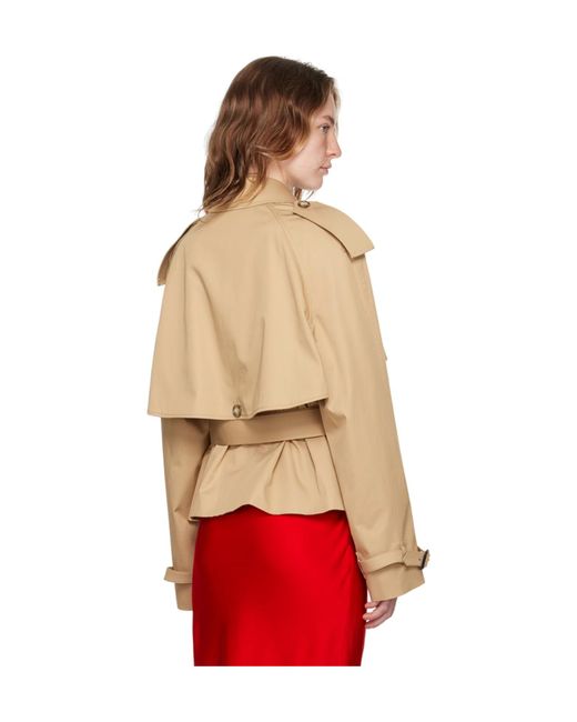 Stella McCartney Red Cropped Short Windbreaker for men