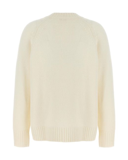P.A.R.O.S.H. White Crewneck Long-Sleeve Sweater