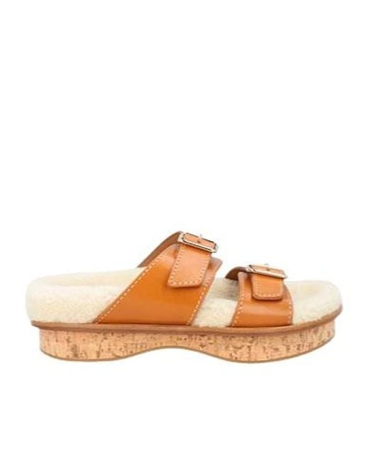 Chloé Orange Sandals