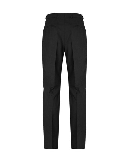 Boss Black Solid Color Casual Trousers for men