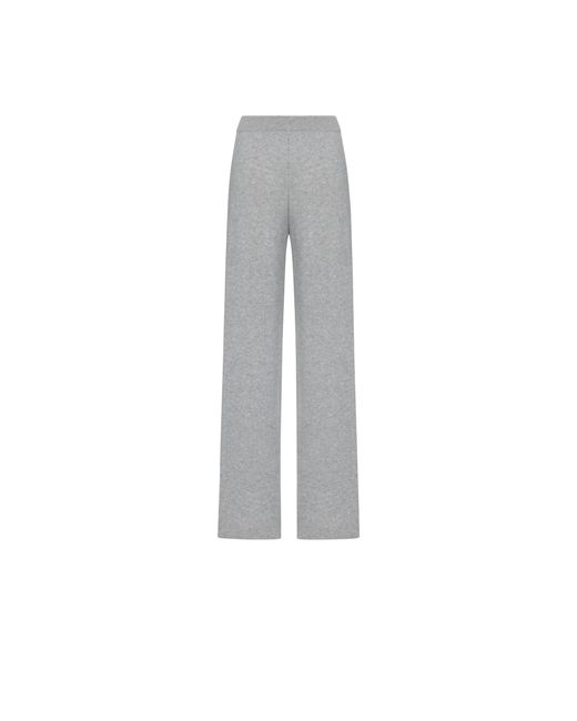 Dior Gray Cashmere Casual Pants