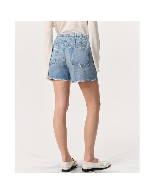 Rag & Bone Blue Miramar Terry Walking Shorts