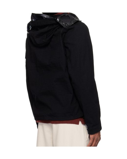C P Company Black Knj Jacket for men