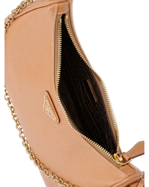 Prada Natural Re-Edition 2005 Leather Shoulder Bag
