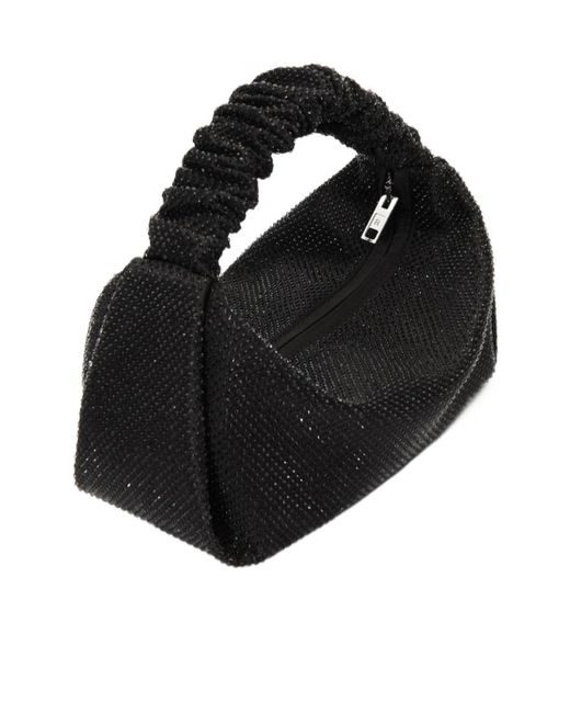 Alexander Wang Black Scrunchie Mini Top Handle Bag
