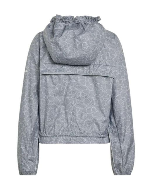 Adidas By Stella McCartney Blue Running Print Jacket
