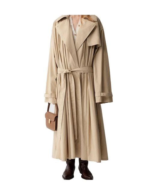 Calvin Klein Natural Mireille Belted Trench Coat