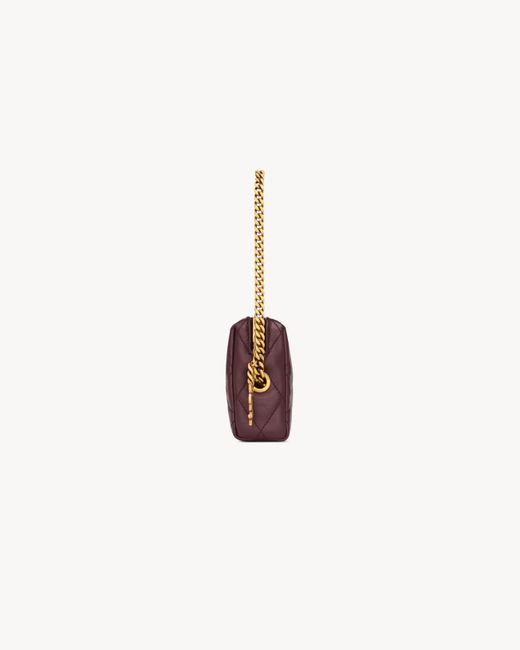 Saint Laurent Purple Cassandre Bijou Pouch