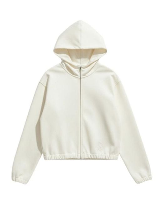 Jil Sander White Long-Sleeved Sweatshirt for men