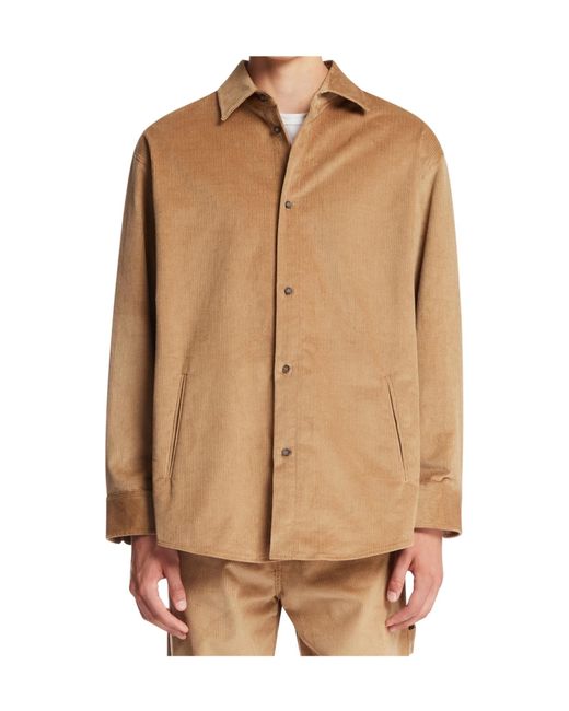 DARKPARK Brown Keanu Corduroy Shirt for men