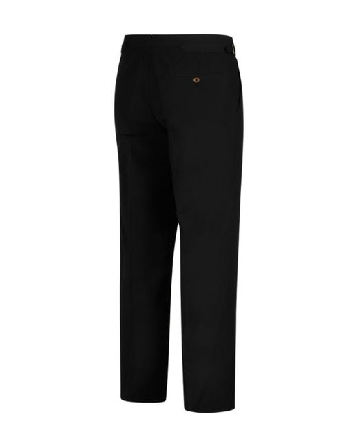 Vivienne Westwood Black Straight-Leg Tailored Trousers for men