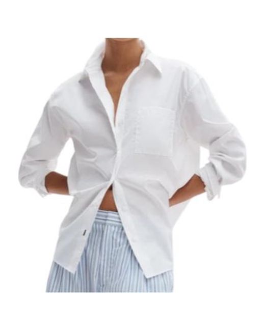 Rag & Bone White Long Sleeve Shirt