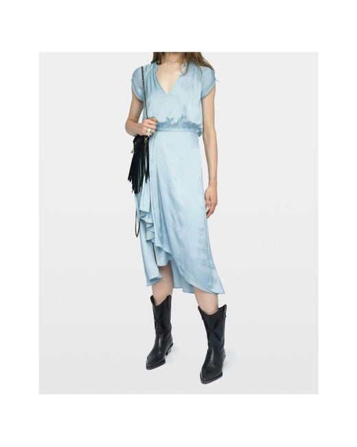 Zadig & Voltaire Blue Randall Midi Dress