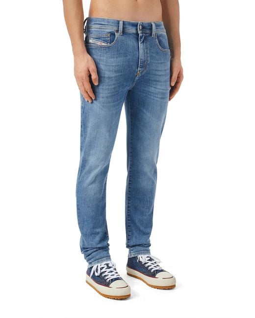 DIESEL Blue 1983 D-Amny 09C01 Skinny Jeans for men