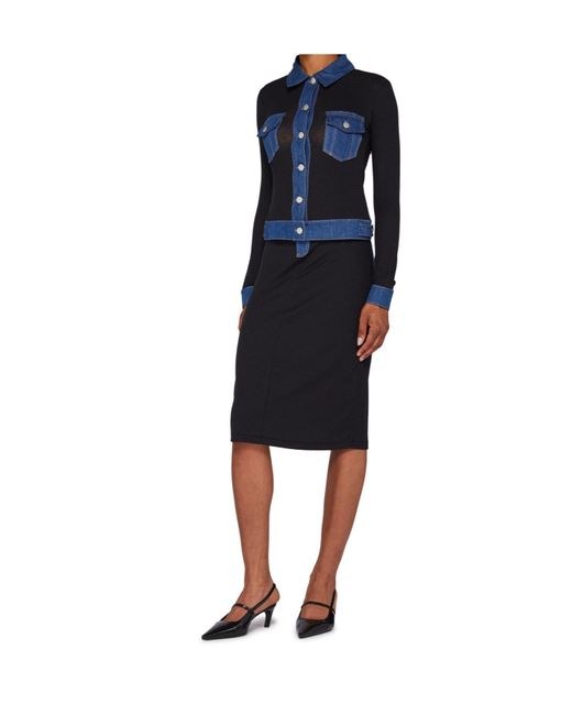 Coperni Blue Long Sleeve Denim Jacket