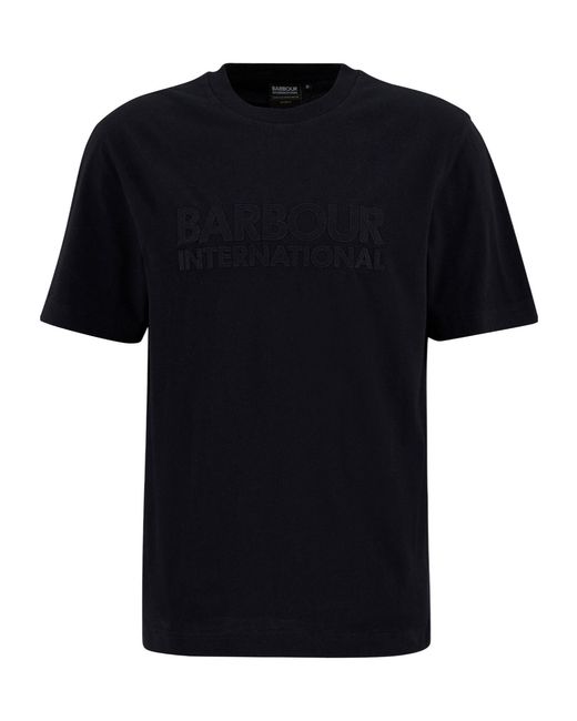 Barbour Black Logo T-Shirt for men