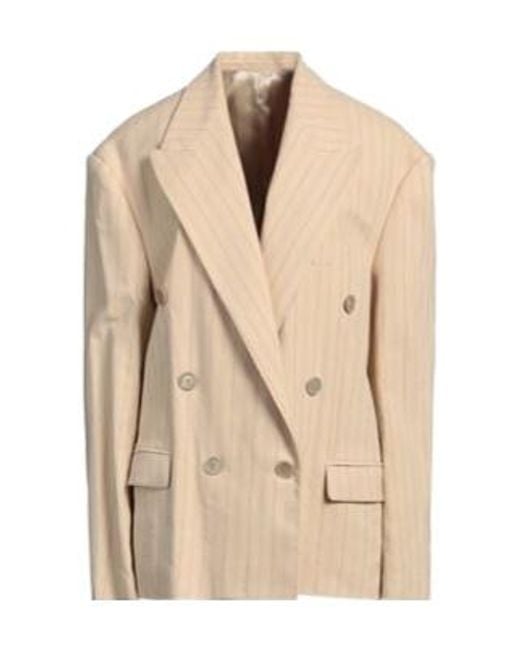 Isabel Marant Natural Striped Blazer