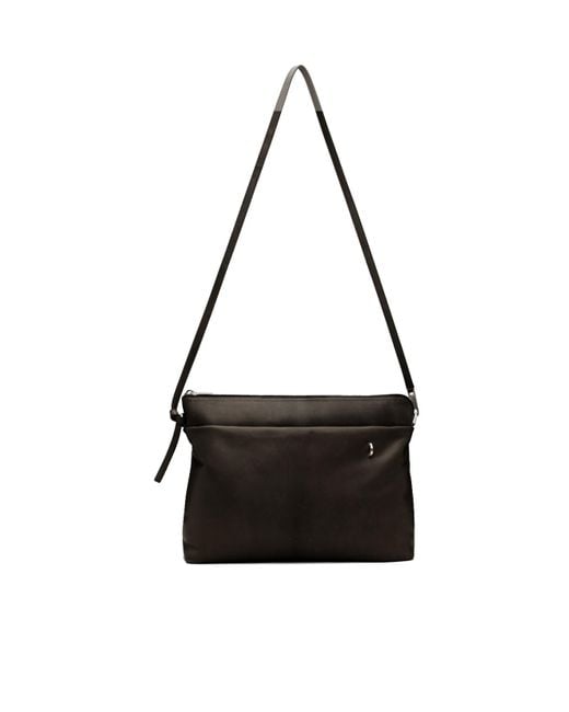 Rick Owens Black Large Concordians Adri Crossbody Bag for men