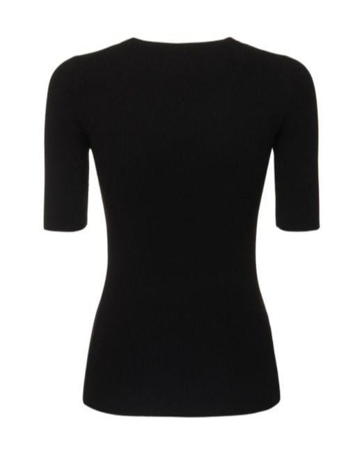Michael Kors Black Rib Knitted Sweater