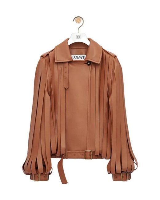 Loewe Brown Layered Effect Jacket