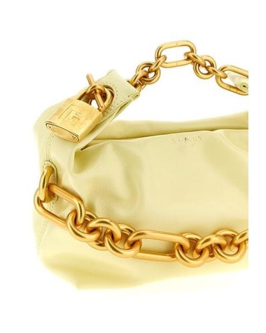 Balmain Metallic Mini Sync Bag