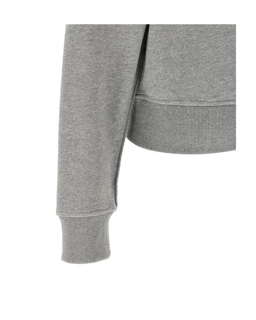 Entire studios Gray Boxy Crewneck Sweatshirt