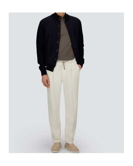 Herno Blue Resort Knit Cardigan for men