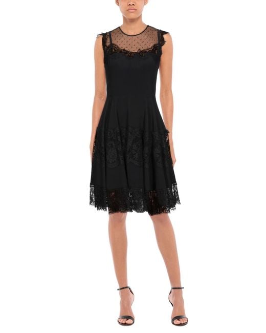 Dolce & Gabbana Black Solid Color Sleeveless Dress