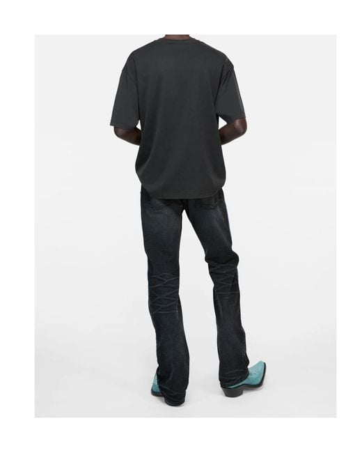 Acne Black Short-Sleeves T-Shirt for men