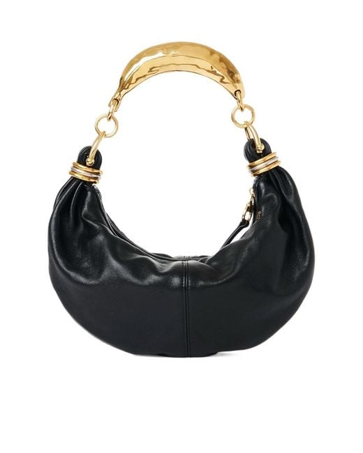 Chloé Black Chloé Small Bracelet Hobo Bag