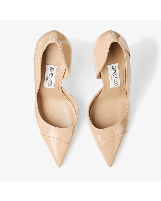 Jimmy Choo Natural Pointed-Toe High Heels