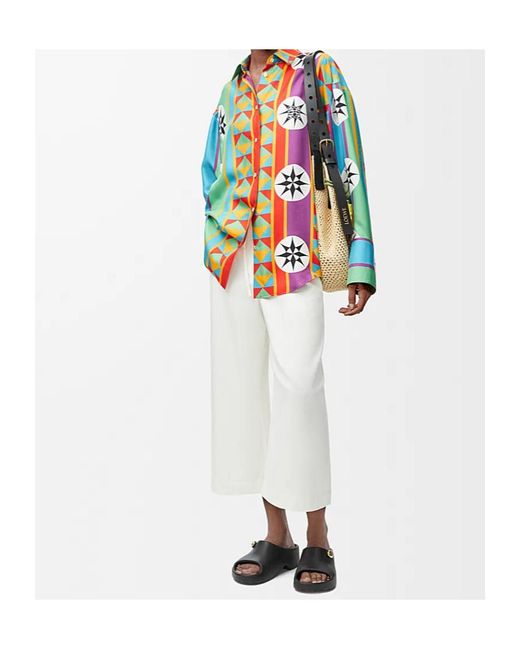 Loewe White Cropped Trousers