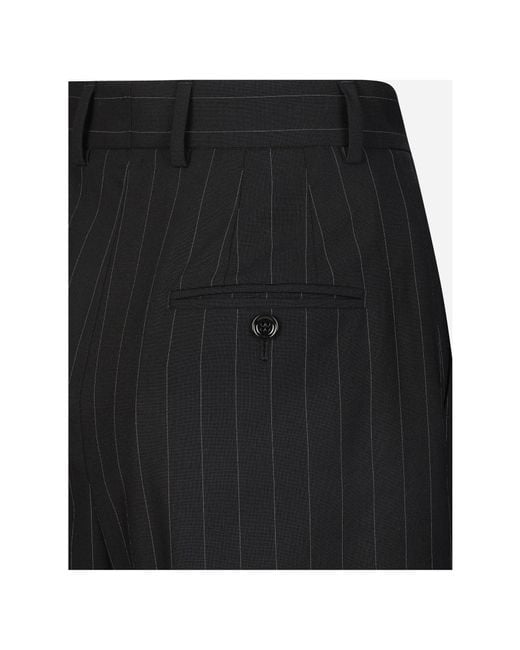 Dolce & Gabbana Black Wide Trousers