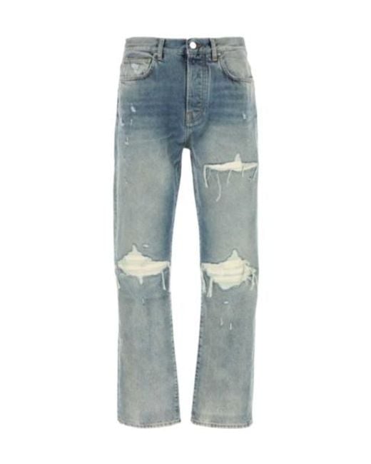 Amiri Blue Belt Loop Jeans for men